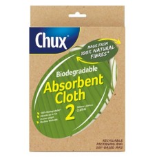 Chux Biodegradable Absorbent Cloth PK 2 