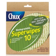 Chux Biodegradable Cloth PK 10 Superwipes