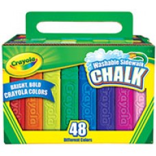 Crayola Washable Sidewalk Chalk PK 48