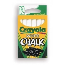 15999 Crayola White Chalk PK 12