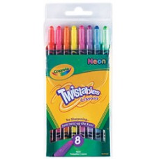 Crayola Neon Twistables Crayons PK 8