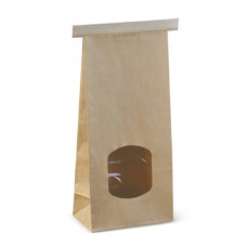 Window Tin Tie Bag Medium 246x115x72mm Ct 400