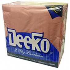 Deeko Luncheon Napkin 2Ply Antique Rose  (PK 100)