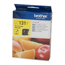 Brother LC-131Y  Original Yellow Inkjet Cartridge up to 300 Pages EA