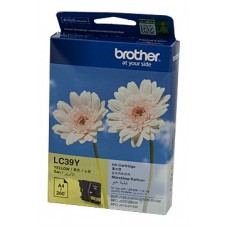 Brother LC-39Y Yellow Inkjet Cartridge 260 Pages EA