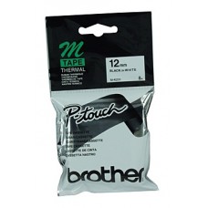 Brother MK231 M Tape Black on White 12mm EA