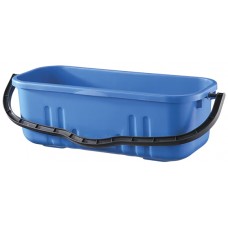 Flat Mop and Window Cleaning Bucket Blue EA