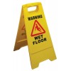 Edco Wet Floor Sign Yellow A Frame EA