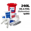 Envirosmart SpillSmart Oil n Fuel Spill Kit 240Ltr Wheelie Bin EA