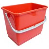Plastic Bucket 4Litre Red EA