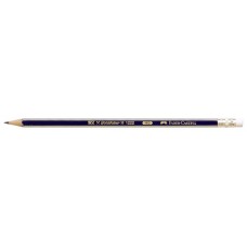 65524 Faber Castell Goldfaber Eraser Tip Pencil HB PK 12