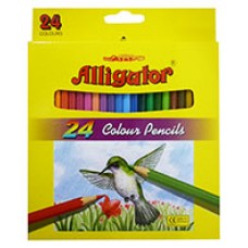 Faber Castell Aligator Colour Pencils Pk 24 Assorted (PK 24)