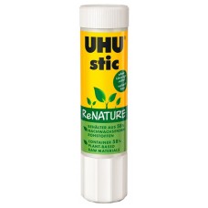 84107 UHU Glue Stic 21gm Renature Pk 12