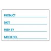 Removable 49x75mm Batch Number Label RL 500