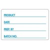 Removable 49x75mm Batch Number Label RL 500