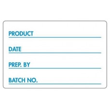 Removable 49x75mm Batch Number Label RL 500