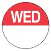 Removable 24mm Circle Red Wednesday Roll 1000