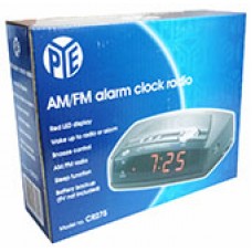 Pye AM/FM Alarm Clock Radio w Night Light EA