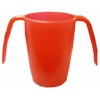 Ornamin Mod 816 Ergo Trans Red Double Handled cup CT 10