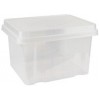 Italplast File Storage Box Clear Lid n Base EA