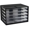 Italplast A4 Document Cabinet 5 Drawer Black EA