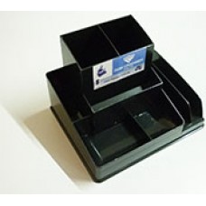 Italplast Desk Organiser Black EA