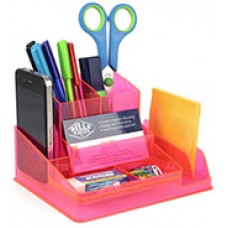 Italplast Desk Organiser Neon Red EA