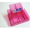 Italplast Desk Organiser Tinted Pink EA