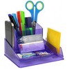 Italplast Desk Organiser Tinted Purple EA