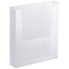 Italplast A4 Wall Mount Brochure Holder Clear EA