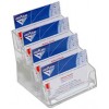 Italplast Business Card Holder 4 Tier Clear EA