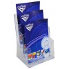 Italplast A4 3 Tier Brochure Holder Clear EA