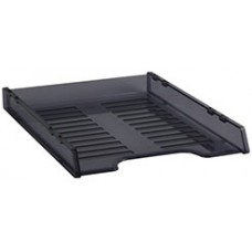 Italplast A4 Slimline Document Tray Tinted Grey EA