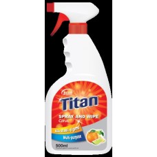 Titan Spray and Wipe 500ml Ct 12