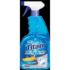 Titan Glass and Multi Surface Cleaner 500ml Ct 12