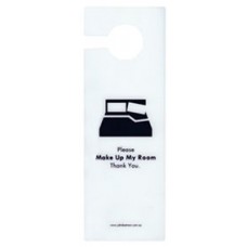 Make Up Room Trans Poly Door Sign 290mm x 100mm EA