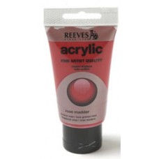 Reeves Acrylic Paint Deep Madder 75ml Tube (EA)