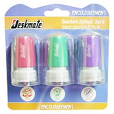 Deskmate Merit Stamp 3 Packs Encouragement (PK 3)