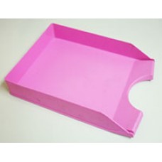 Jastek Plastic DocumentTray Pink EA