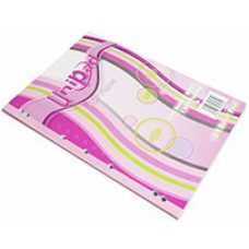 Unipad A4 Side Bound Refill Pad 160Pg  Pink EA