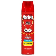 Mortein Odourless Fast Kill Fly Spray 350GM EA