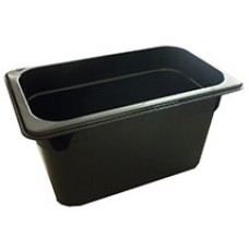 Steam Pan Poly Carbonate Black 1/4 x 150mm EA