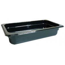 Steam Pan Poly Carbonate Black 1/3 x 65mm EA