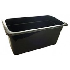 Steam Pan Poly Carbonate Black 1/3 x 150mm EA