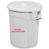 Trust Thor 75Ltr Round Bin White EA