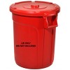 Trust Thor 38Ltr Round Bin Lid Red EA