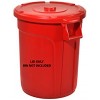 Trust Thor 38Ltr Round Bin Lid Red EA