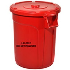 Trust Thor 38Ltr Round Bin Lid Red EA