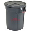 Trust Thor 75Ltr Round Bin Lid Grey EA