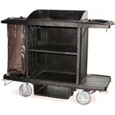 Trust Platinum Grandmaid Houskeeping Cart Black EA